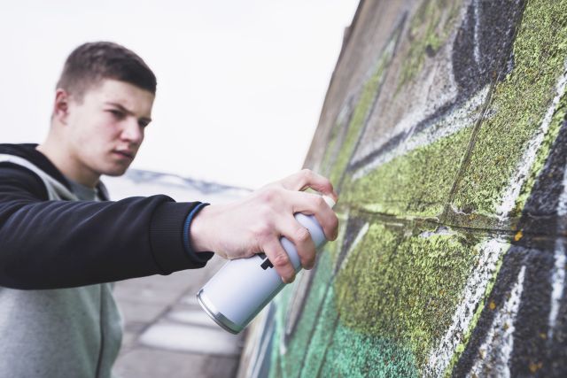 Klinker Fassade reinigen mit Laserstrahlen